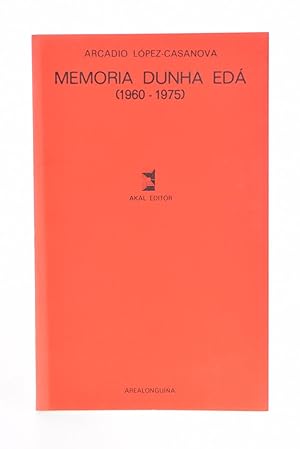 Imagen del vendedor de MEMORIA DUNHA ED (1960-1975) a la venta por Librera Monogatari