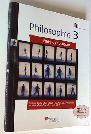 Seller image for Philosophie 3. thique et politique for sale by Claudine Bouvier