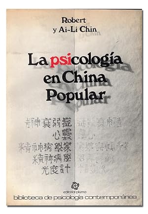 Imagen del vendedor de La psicologa en China Popular. a la venta por Librera Berceo (Libros Antiguos)