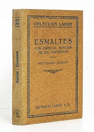 Seller image for Esmaltes con especial mencin de los espaoles. for sale by Librera Berceo (Libros Antiguos)