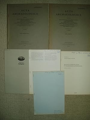 Bild des Verkufers fr a collection of 6 offprints & extracts concerning Scandinavian archaeology, ca. 1962-1977 zum Verkauf von Expatriate Bookshop of Denmark