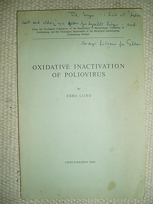 Oxidative Inactivation of Poliovirus