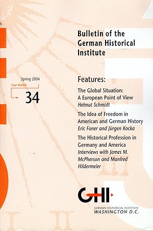 Seller image for Bulletin of the German Historiical Institute:Issue 34, Spring, 2004 for sale by Dorley House Books, Inc.