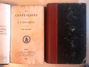 Les Confessions De J.J. Rousseau [ 4 Volumes Bound as 2 ]