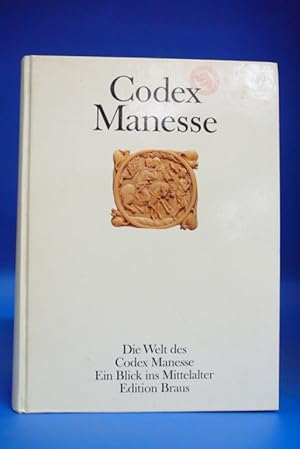 Seller image for Codex Manesse. - Katalog zur Ausstellung vom 12. Juni bis 4. September 1988 Universit�t Heidelberg. for sale by Buch- und Kunsthandlung Wilms Am Markt Wilms e.K.