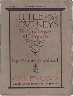 Seller image for LITTLE JOURNEYS TO THE HOMES OF GREAT TEACHERS. CONFUCIUS for sale by Columbia Books, ABAA/ILAB, MWABA