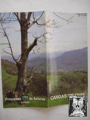 Folleto Turismo - Brochure Tourist : CANGAS DE ONIS. Principado de Asturias