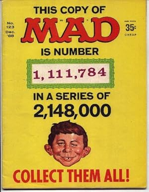 Imagen del vendedor de Mad Magazine - Number # 123 - December 1968 a la venta por West Portal Books