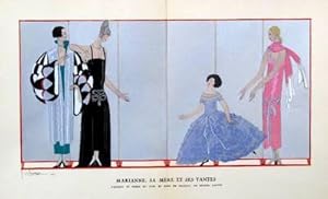 Marianne, Sa Mere et ses Tantes. Manteau et Robes du Soir, et Robe de Fillette, de Jeanne Lanvin....