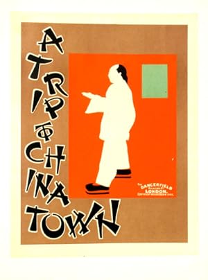 Affiche anglaise "A Trip to China Town", Les Maitres de l'Affiche Pl. 184