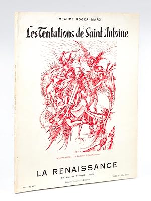 Seller image for Les Tentations de Saint Antoine [ La Renaissance, XIXe anne, Mars-Avril 1936 ] for sale by Librairie du Cardinal