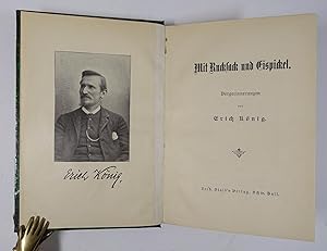 Mit Rucksack und Eispickel. Bergerinnerungen. Schwäbisch Hall, F. Staib (1896). KL. 8°. VI, 1 Bl....