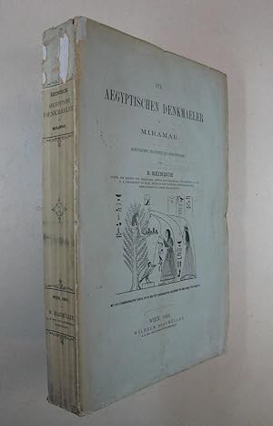Die aegyptischen Denkmaeler in Miramar. Wien, W. Braumüller 1865. Gr.8°. XII., 320 S., mit 1 Holz...
