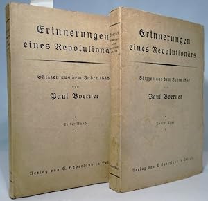 Erinnerungen eines Revolutionärs. Skizzen aus dem Jahre 1848. Herausgegeben von Dr. E. Menke-Glüc...