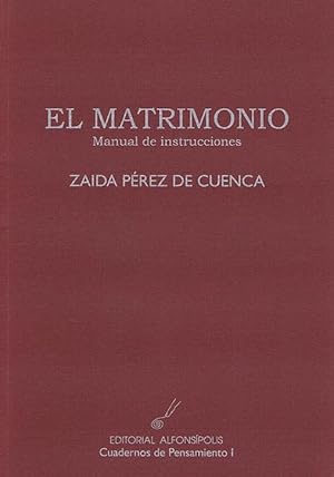 Imagen del vendedor de EL MATRIMONIO. Manual de Instrucciones a la venta por Librera Races