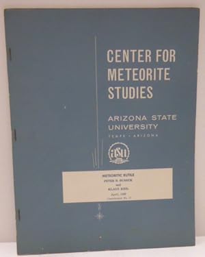 Seller image for METEORITIC RUTILE for sale by RON RAMSWICK BOOKS, IOBA