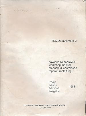 Immagine del venditore per Tomos Automatic 3 Workshop Manual venduto da Barter Books Ltd