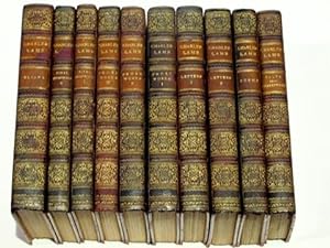 THE WORKS OF CHARLES LAMB. 10 Vol. Including: THE POETICAL WORKS, LETTERS I & II, PROSE WORKS I, ...