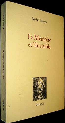 Image du vendeur pour La mmoire et l'invisible mis en vente par Le Chemin des philosophes