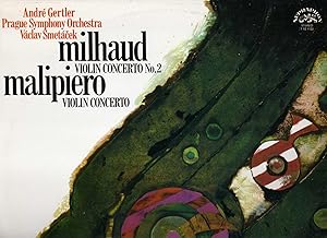 Image du vendeur pour Andre Gertler performs Milhaud: Violin Concerto No. 2 & Malipiero: Violin Concerto [LP RECORD] mis en vente par Cameron-Wolfe Booksellers