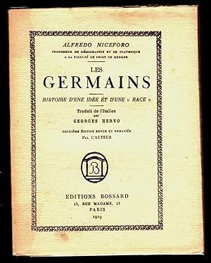 Seller image for Les Germains. Histoire d'une ide et d'une "race". Trad. ital. G. Hervo. 2me d. rev. & augm. par l'Auteur for sale by ArturusRex