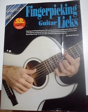 Bild des Verkufers fr Progressive Fingerpicking Guitar Licks zum Verkauf von Book Realm