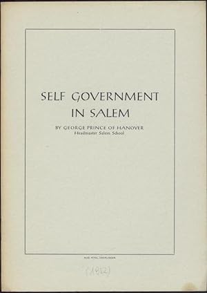 Self Government in Salem.
