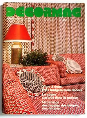 Décormag, no 65, mai 1978: Vivre à deux, trois budgets, trois décors; Le coton partout dans la ma...