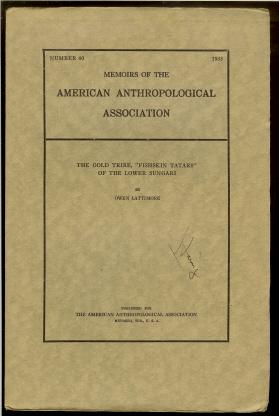 Memoirs Of The American Anthropological Association, number 40, 1933, The Gold Tribe "Fishskin Ta...