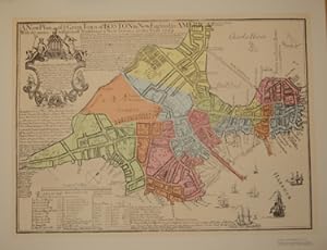Seller image for A New Plan of ye Great Town of Boston in New England in America With The Many Additional Buildings & New Streets to the Year 1760 for sale by Town's End Books, ABAA