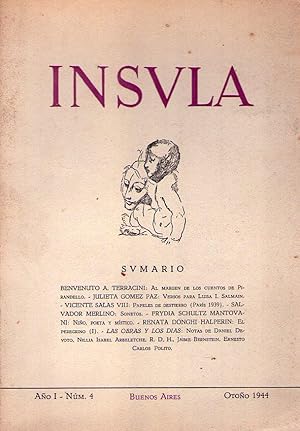 Imagen del vendedor de INSULA - No. 4 - Ao I, otoo 1944 a la venta por Buenos Aires Libros