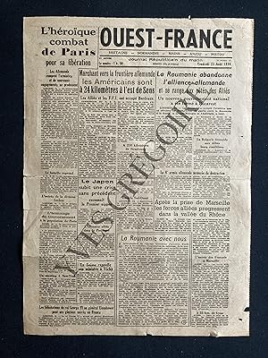 OUEST-FRANCE-N°17-25 AOUT 1944