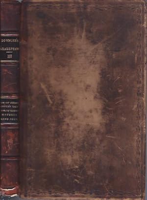 Imagen del vendedor de The Family Shakespeare, in Eight Volumes; in Which Nothing is Added to the Original Text; but Those Words and Expressions Are Omitted Which Cannot with Propriety be Read Aloud in a Family. Volume III a la venta por The Ridge Books