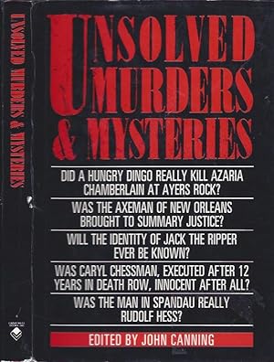 Seller image for Unsolved Murders and Mysteries for sale by The Ridge Books