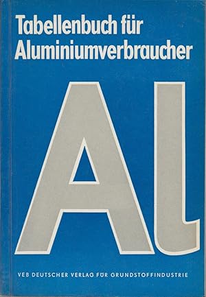 Tabellenbuch für Aluminiumverbraucher.