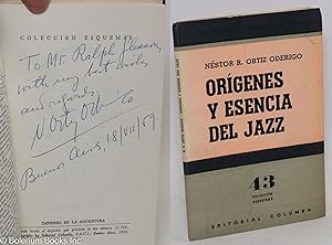 Imagen del vendedor de Orgenes y esencia del jazz a la venta por Bolerium Books Inc.