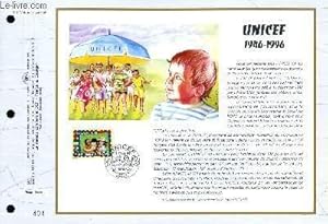 Seller image for FEUILLET ARTISTIQUE PHILATELIQUE - CEF - N 1292 - UNICEF 1946-1996 for sale by Le-Livre