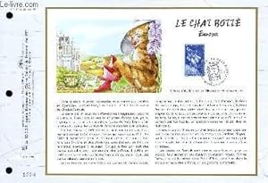 Seller image for FEUILLET ARTISTIQUE PHILATELIQUE - CEF - N 1317 - LE CHAT BOTTE - EUROPA for sale by Le-Livre