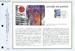 Seller image for FEUILLET ARTISTIQUE PHILATELIQUE - CEF - N 1339 - ANNEE DU JAPON for sale by Le-Livre