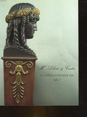 Bild des Verkufers fr 1 CATALOGUE DE VENTE AUX ENCHERES - COLLECTIO ND'OURALINE CERAMIQUES - VITEAUX ANCIENS ET DU 19 SIECLE, DESSINS ET AQUARELLES zum Verkauf von Le-Livre