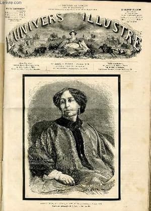 Bild des Verkufers fr L'UNIVERS ILLUSTRE - DIX-NEUVIEME ANNEE N 1108 - George Sand, ne  Paris, en 1804, dcd  Nohant, le 8 Juin 1876, d'aprs une photographie de M.Nadar. zum Verkauf von Le-Livre