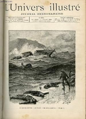 Seller image for L'UNIVERS ILLUSTRE - TRENTE DEUXIEME ANNEE N 1776 Un sinistre maritime for sale by Le-Livre