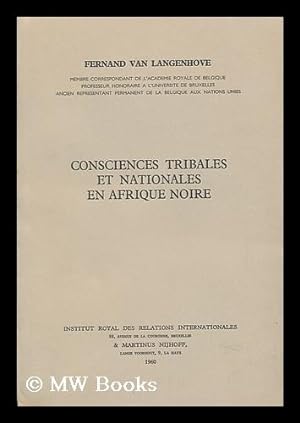 Bild des Verkufers fr Consciences Tribales Et Nationales En Afrique Noire zum Verkauf von MW Books Ltd.