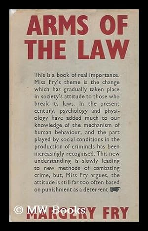 Seller image for Arms of the Law / by Margery Fry for sale by MW Books