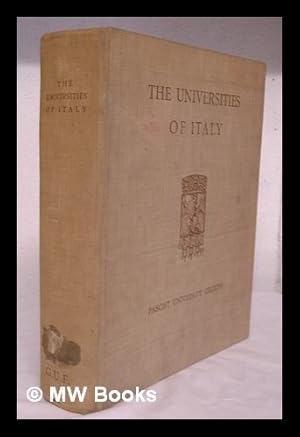 Image du vendeur pour The Universities of Italy; Fascist University Groups mis en vente par MW Books