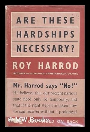 Imagen del vendedor de Are These Hardships Necessary? a la venta por MW Books