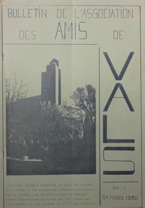 Bulletin de l'Association des Amis de Vals: numéro 1