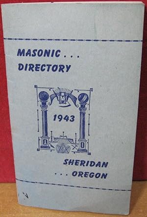 Masonic Directory Sheridan Oregon 1943