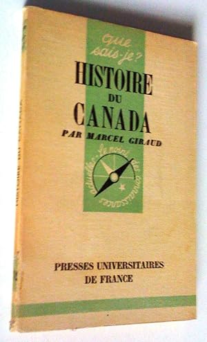 Image du vendeur pour Histoire du Canada mis en vente par Claudine Bouvier