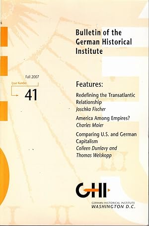 Seller image for Bulletin of the German Historiical Institute: Issue 41; Fall, 2007 for sale by Dorley House Books, Inc.